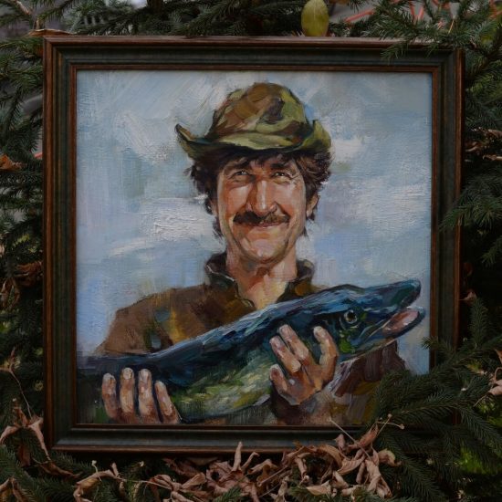 Портрет в подарок рыбаку